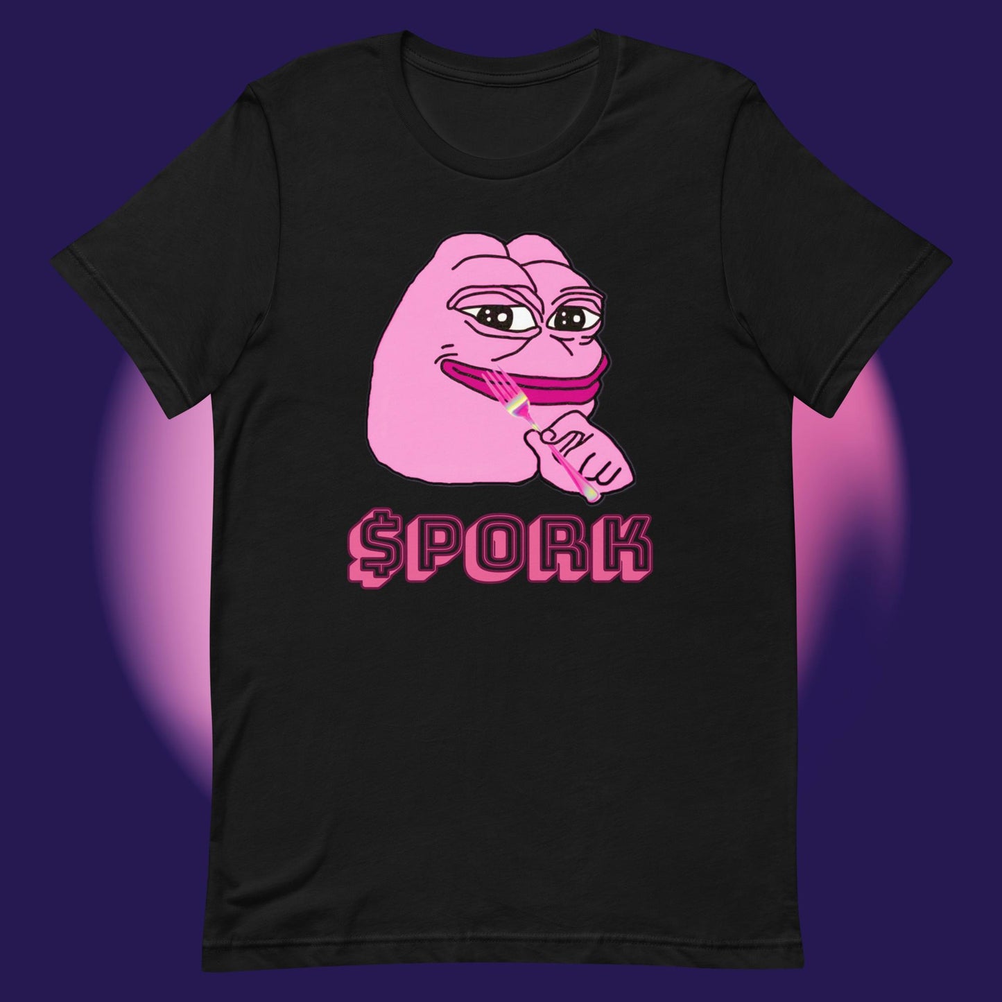 AA-D001#S-041 PINK-PEPE-$PORK Unisex Staple T-Shirt