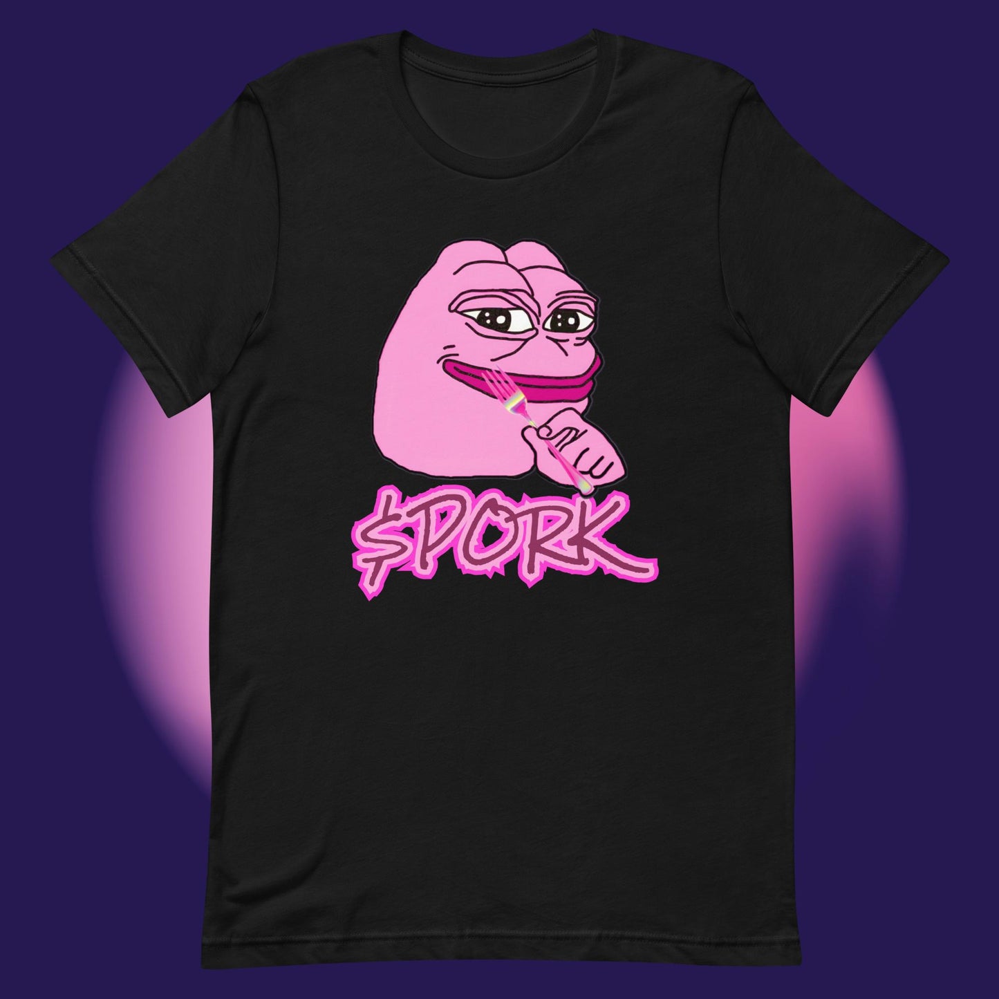 AA-D001#S-043 PINK-PEPE-$PORK Unisex Staple T-Shirt