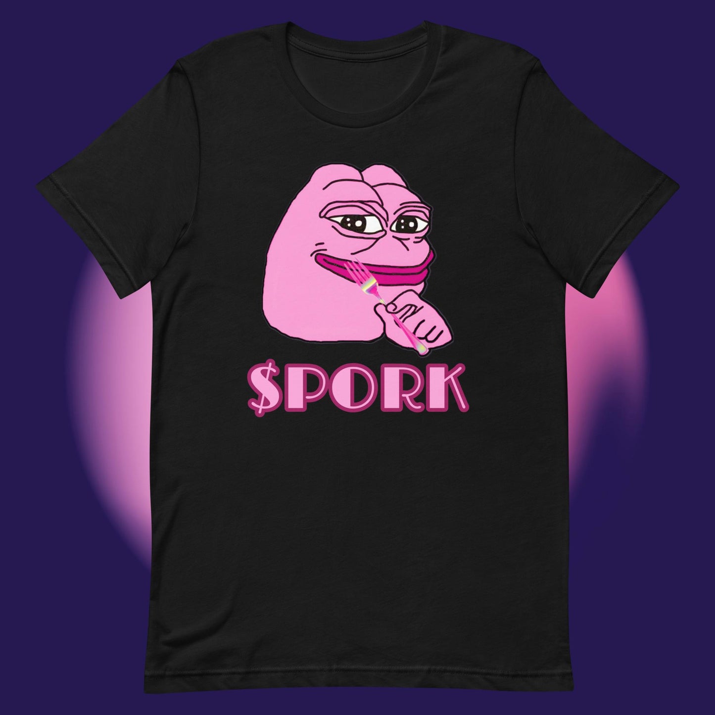 AA-D001#S-044 PINK-PEPE-$PORK Unisex Staple T-Shirt