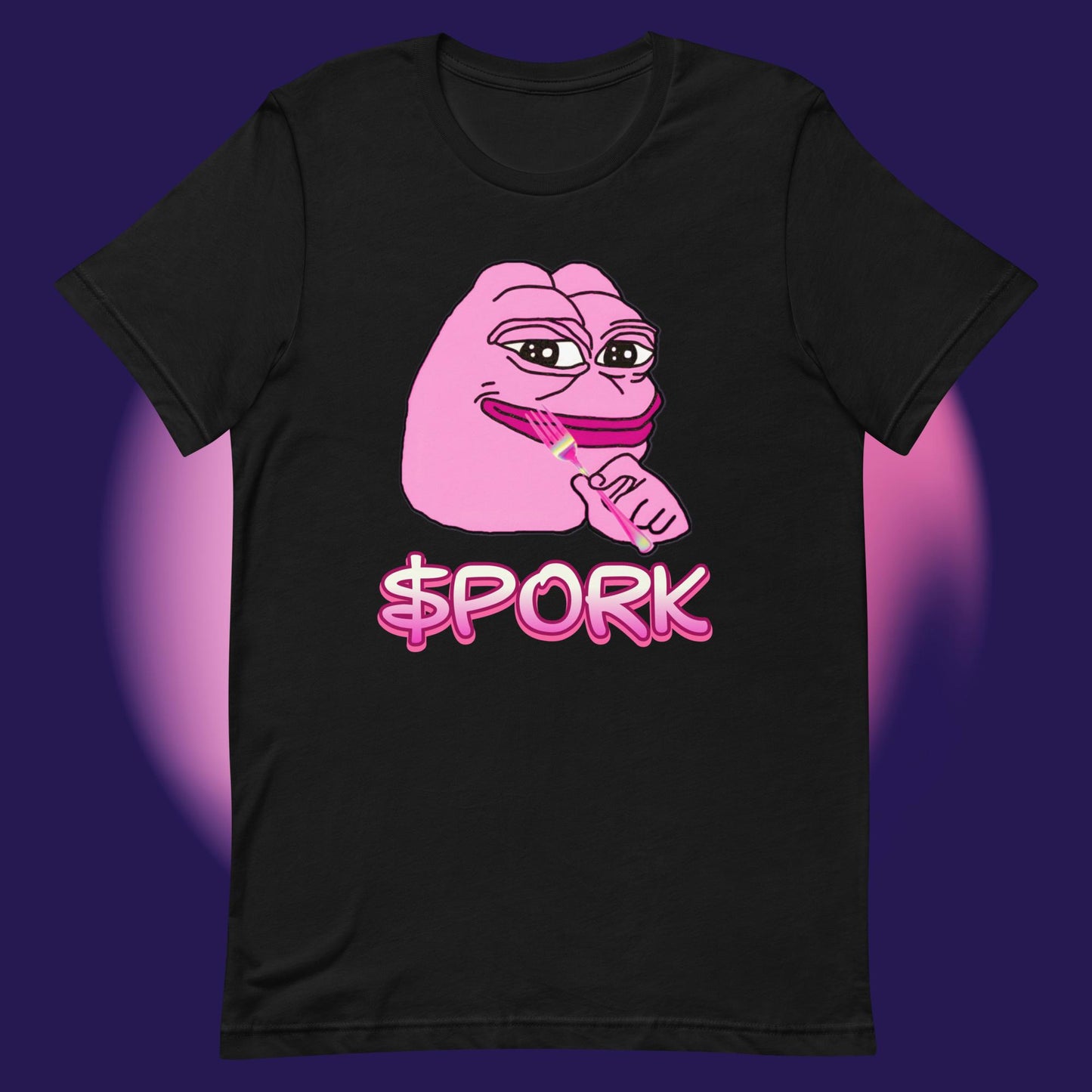 AA-D001#S-045 PINK-PEPE-$PORK Unisex Staple T-Shirt