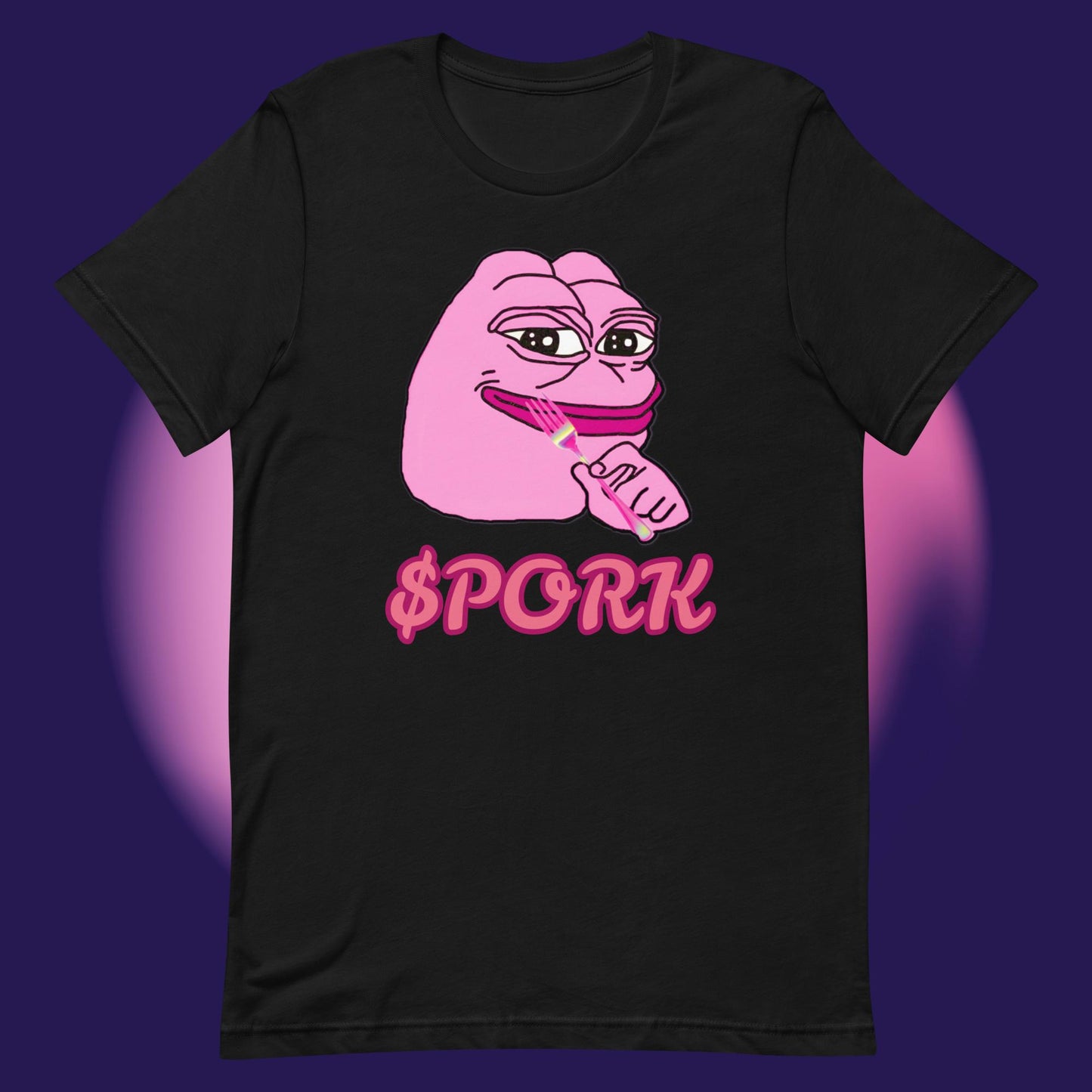 AA-D001#S-048 PINK-PEPE-$PORK Unisex Staple T-Shirt