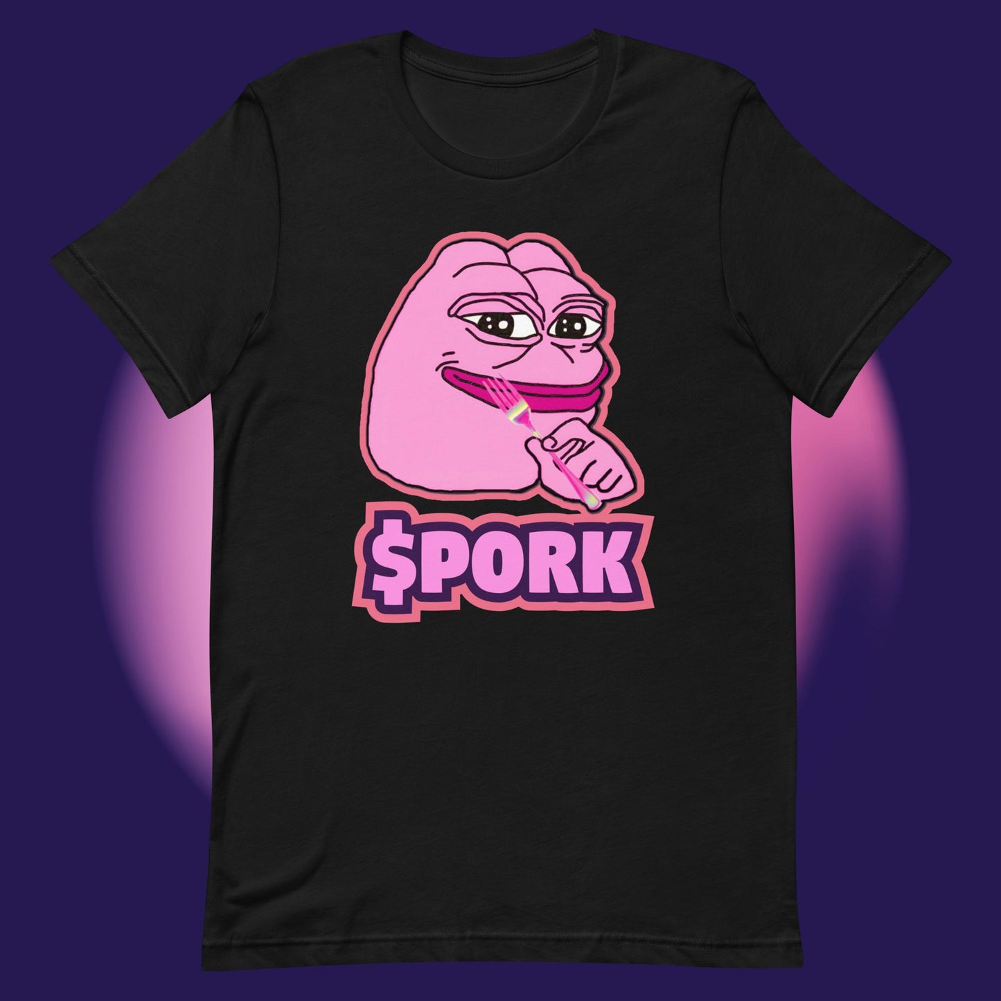 AA-D001#S-003 PINK-PEPE-$PORK Unisex Staple T-Shirt