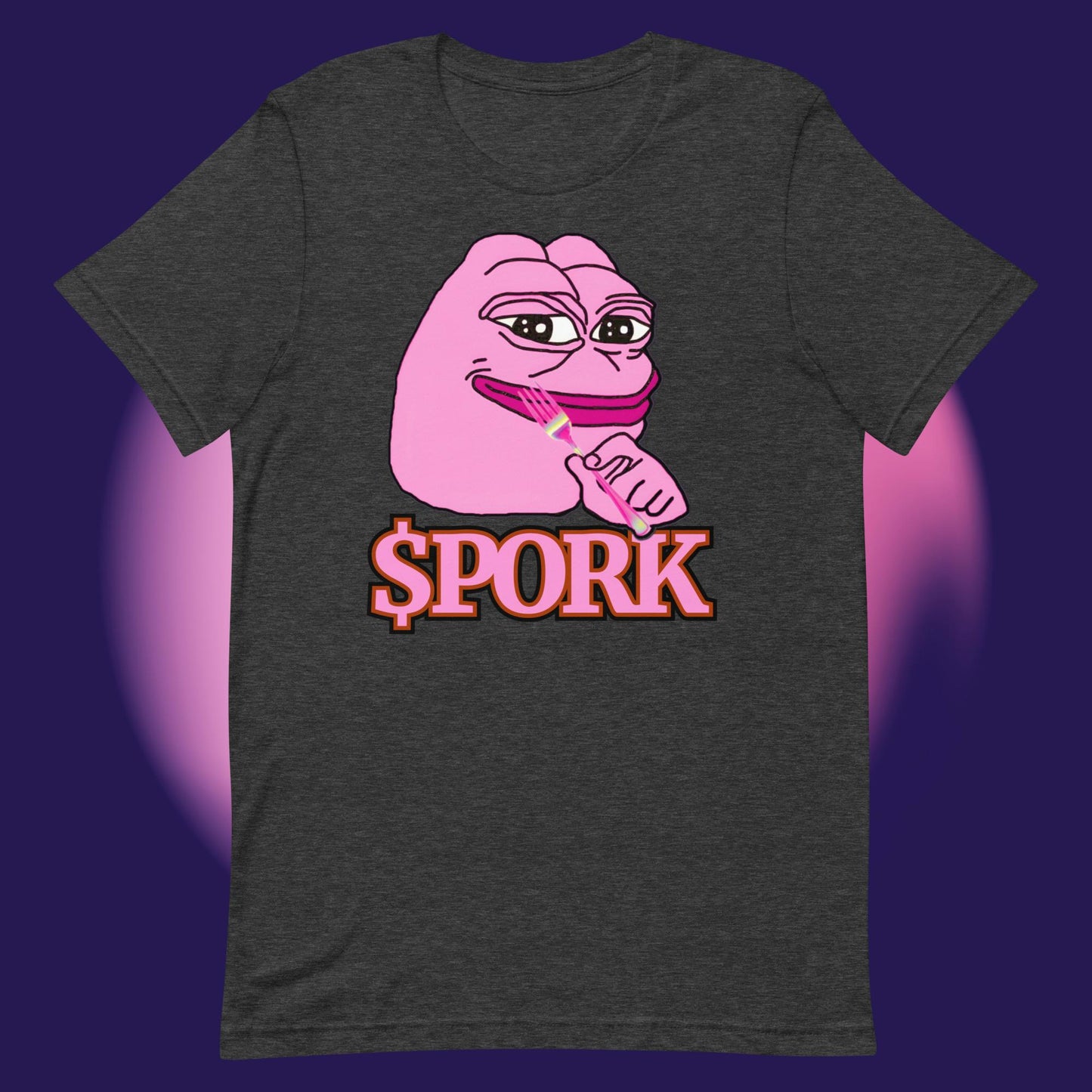 AA-D001#S-008 PINK-PEPE-$PORK Unisex Staple T-Shirt