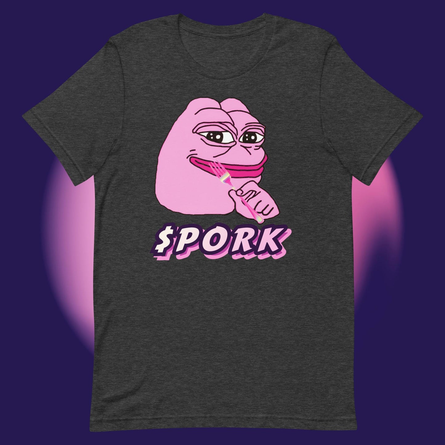 AA-D001#S-007 PINK-PEPE-$PORK Unisex Staple T-Shirt