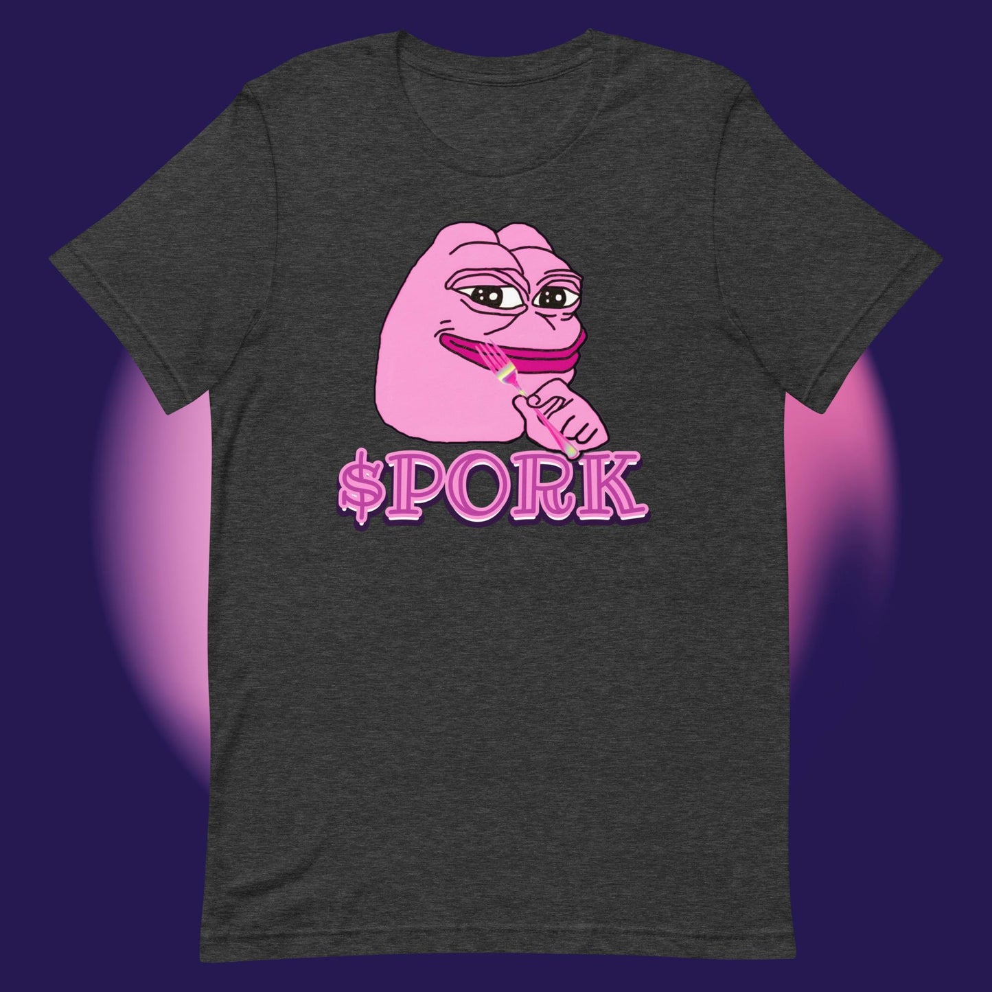 AA-D001#S-010 PINK-PEPE-$PORK Unisex Staple T-Shirt