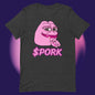 AA-D001#S-011 PINK-PEPE-$PORK Unisex Staple T-Shirt