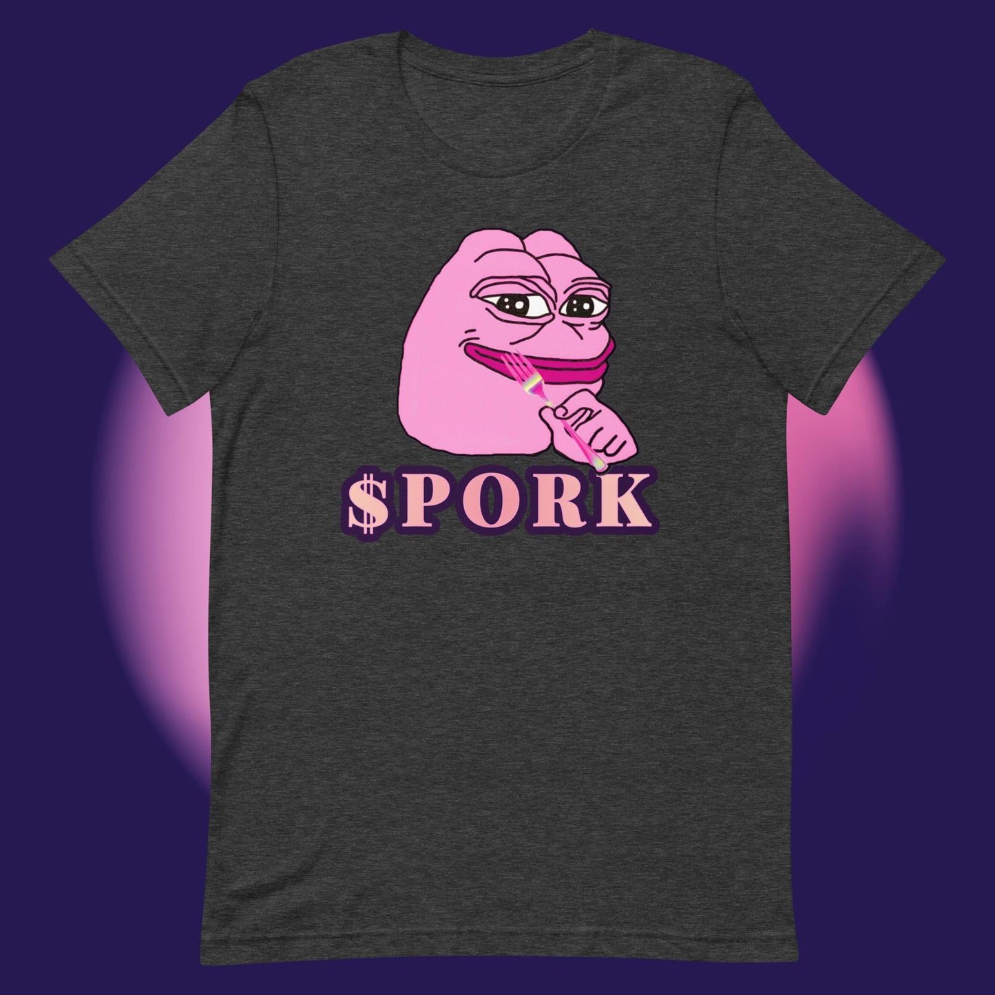 AA-D001#S-012 PINK-PEPE-$PORK Unisex Staple T-Shirt