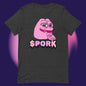 AA-D001#S-013 PINK-PEPE-$PORK Unisex Staple T-Shirt