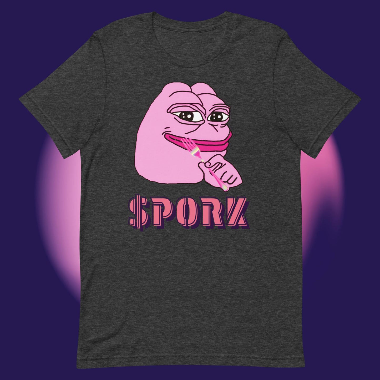 AA-D001#S-014 PINK-PEPE-$PORK Unisex Staple T-Shirt