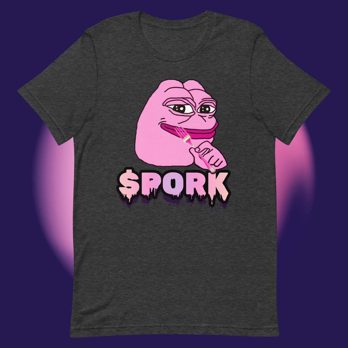 AA-D001#S-015 PINK-PEPE-$PORK Unisex Staple T-Shirt