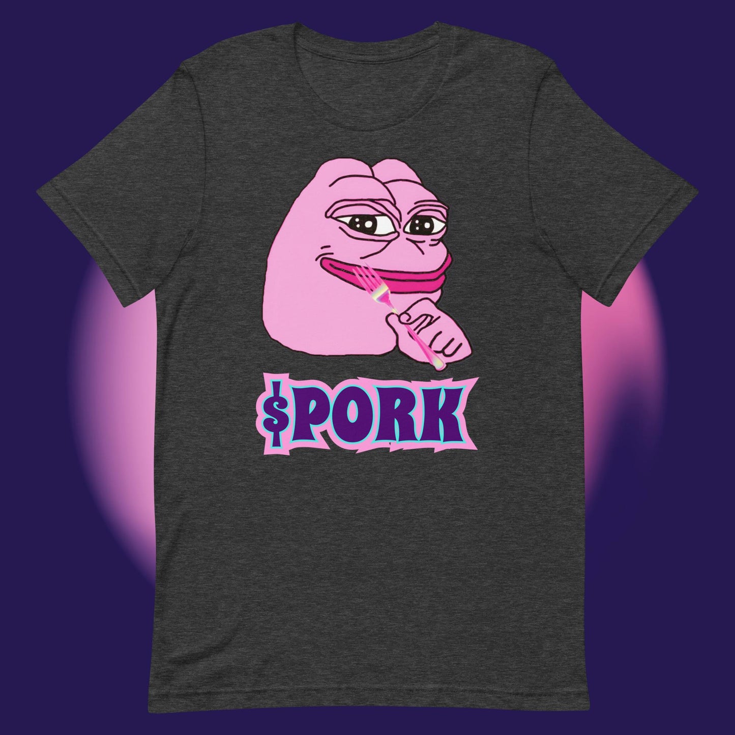 AA-D001#S-017 PINK-PEPE-$PORK Unisex Staple T-Shirt