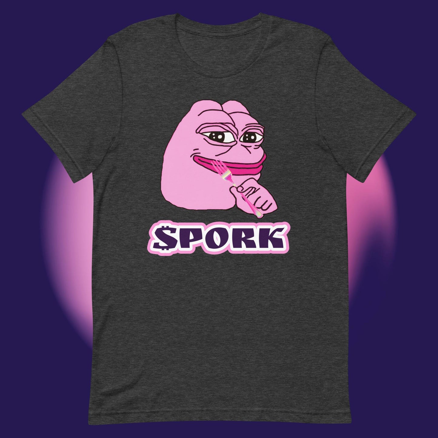 AA-D001#S-018 PINK-PEPE-$PORK Unisex Staple T-Shirt