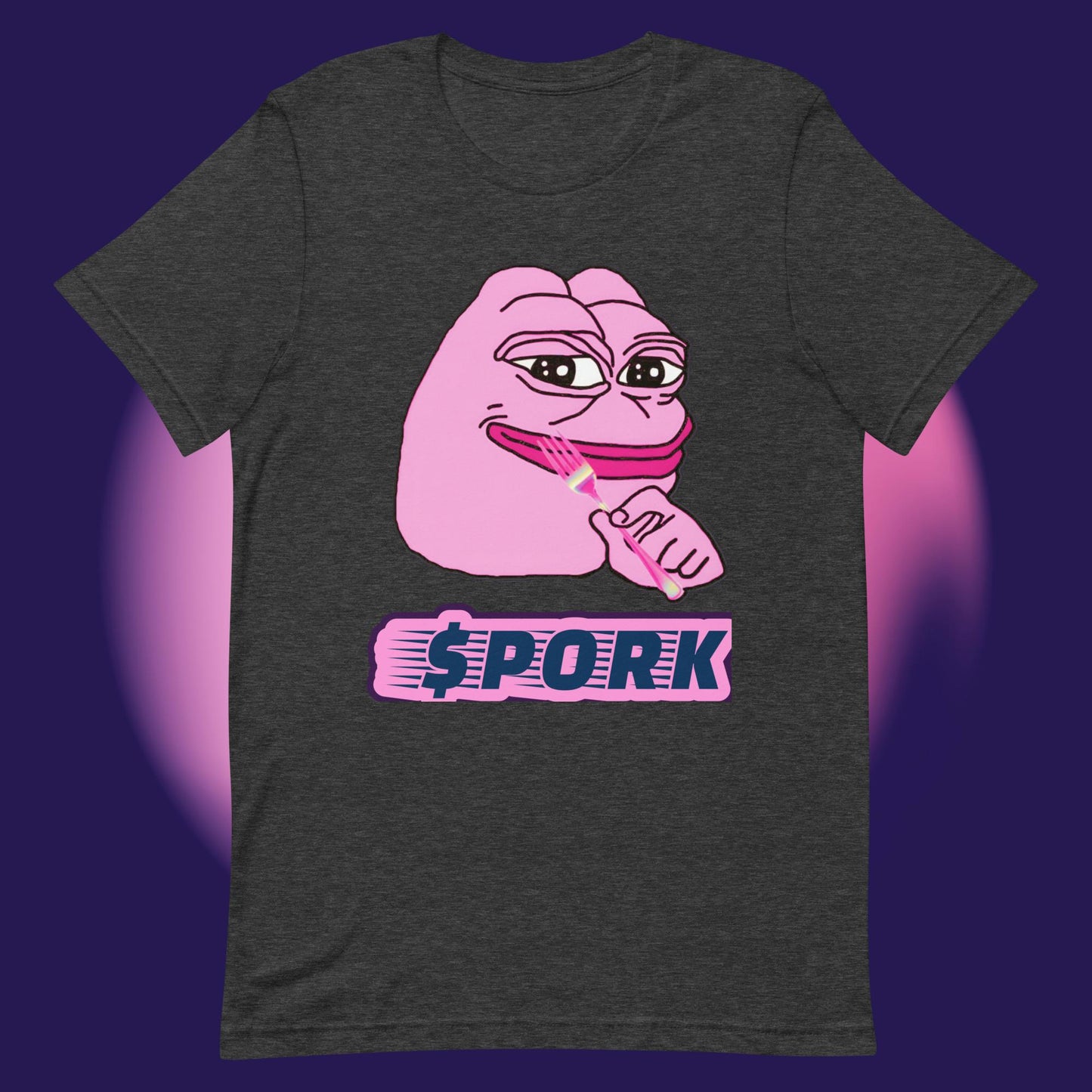 AA-D001#S-022 PINK-PEPE-$PORK Unisex Staple T-Shirt