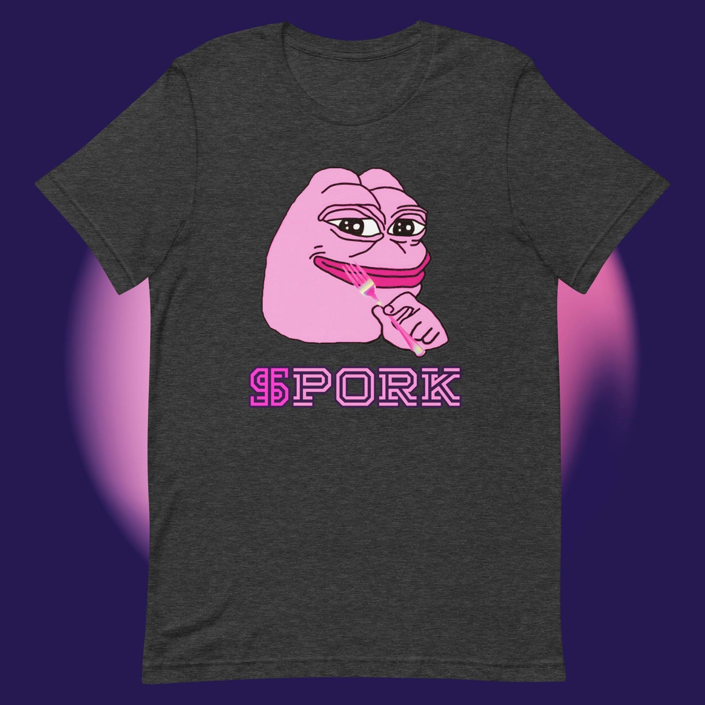 AA-D001#S-023 PINK-PEPE-$PORK Unisex Staple T-Shirt