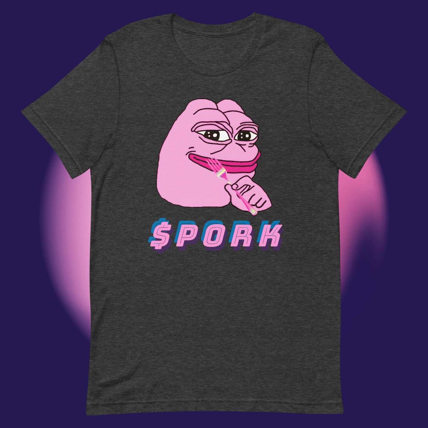 AA-D001#S-021 PINK-PEPE-$PORK Unisex Staple T-Shirt