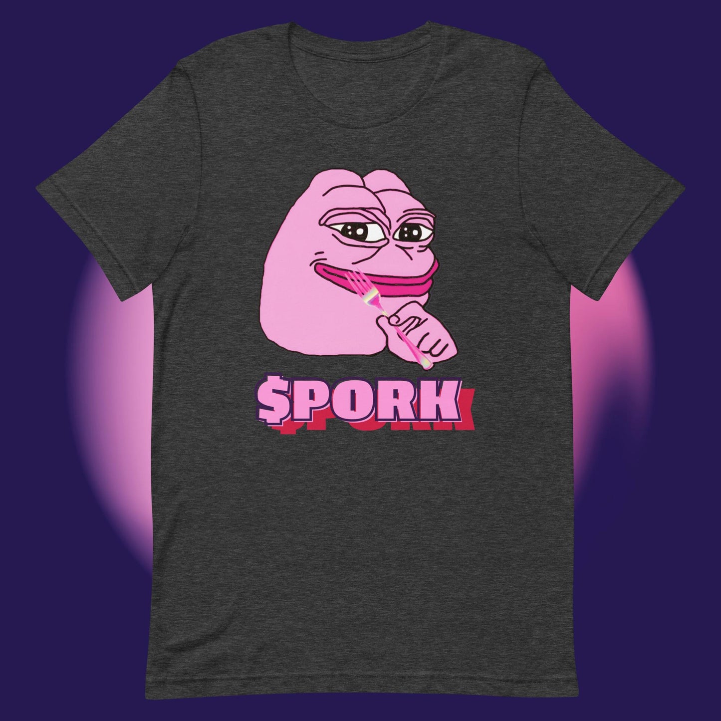 AA-D001#S-027 PINK-PEPE-$PORK Unisex Staple T-Shirt