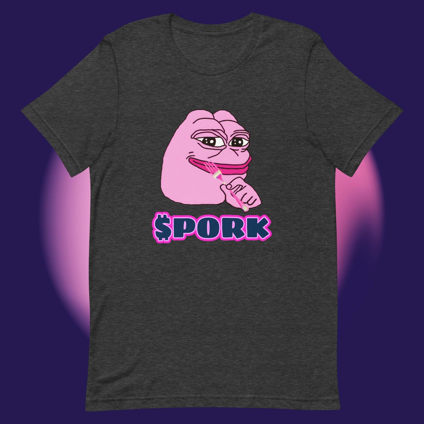 AA-D001#S-028 PINK-PEPE-$PORK Unisex Staple T-Shirt