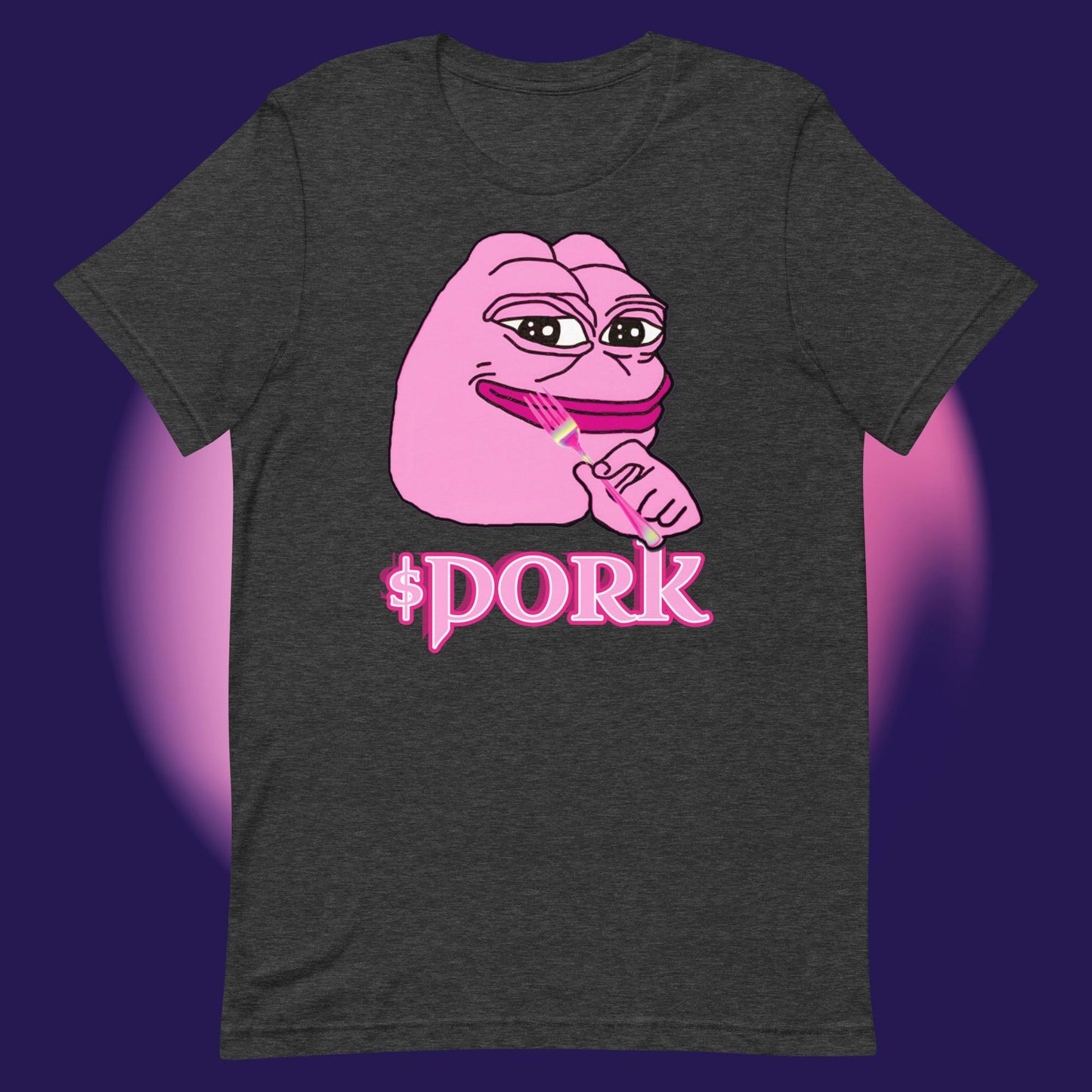 AA-D001#S-036 PINK-PEPE-$PORK Unisex Staple T-Shirt