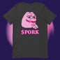 AA-D001#S-038 PINK-PEPE-$PORK Unisex Staple T-Shirt