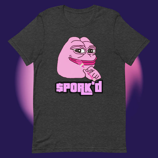 AA-D001#S-052 PINK-PEPE-$PORK'D Unisex Staple T-Shirt