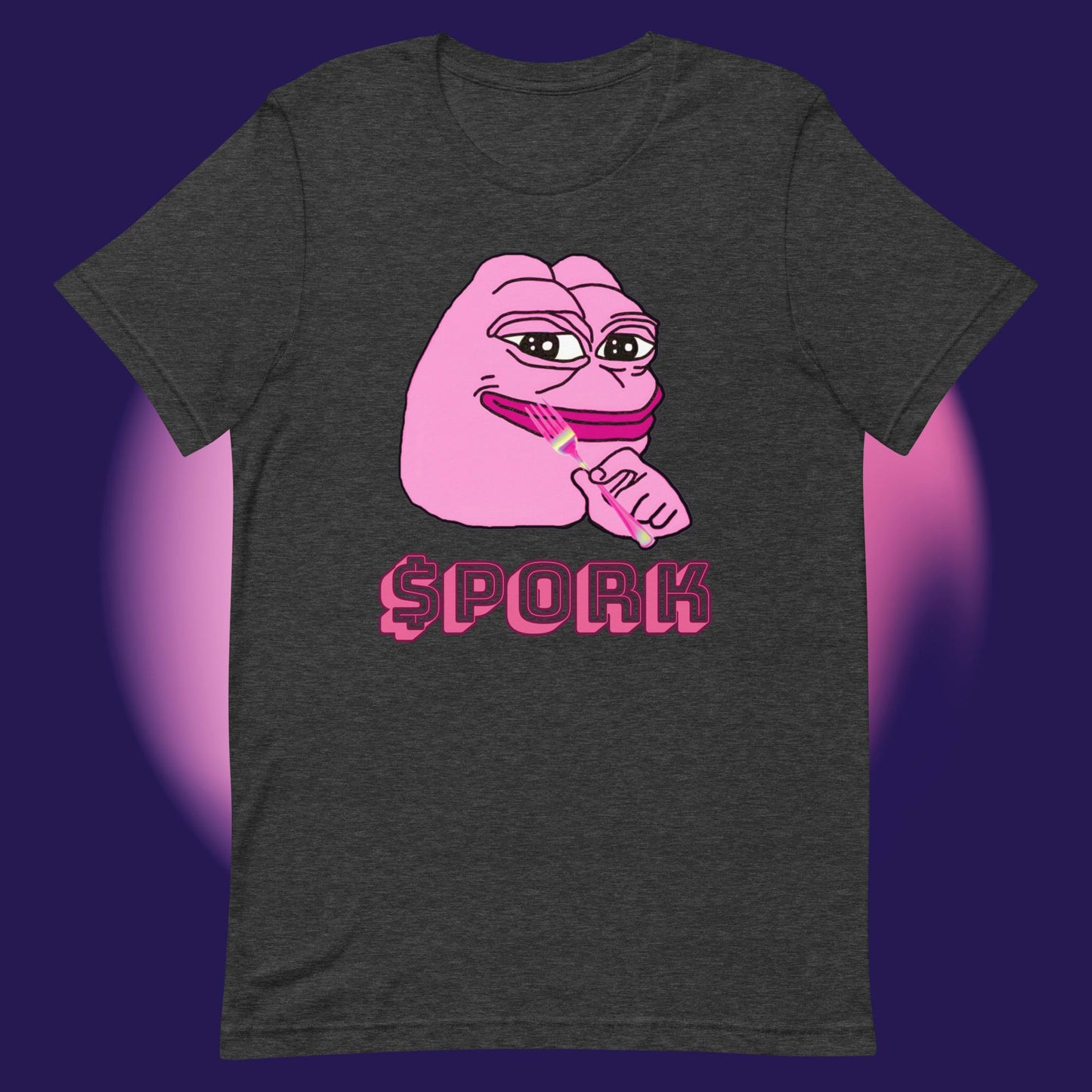 AA-D001#S-041 PINK-PEPE-$PORK Unisex Staple T-Shirt