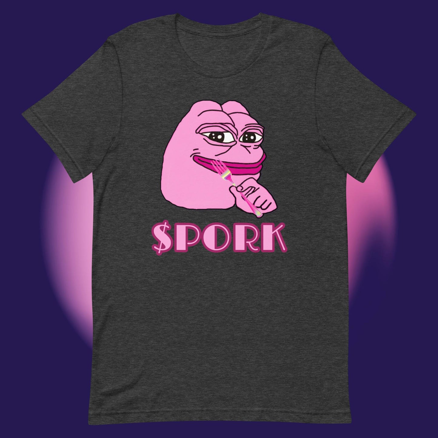 AA-D001#S-044 PINK-PEPE-$PORK Unisex Staple T-Shirt