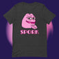 AA-D001#S-044 PINK-PEPE-$PORK Unisex Staple T-Shirt