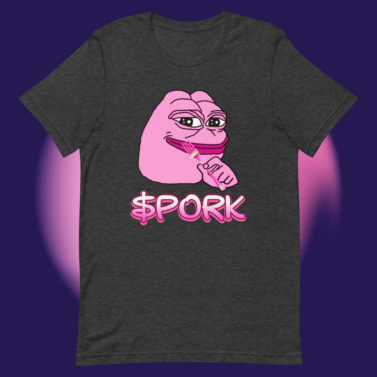 AA-D001#S-045 PINK-PEPE-$PORK Unisex Staple T-Shirt