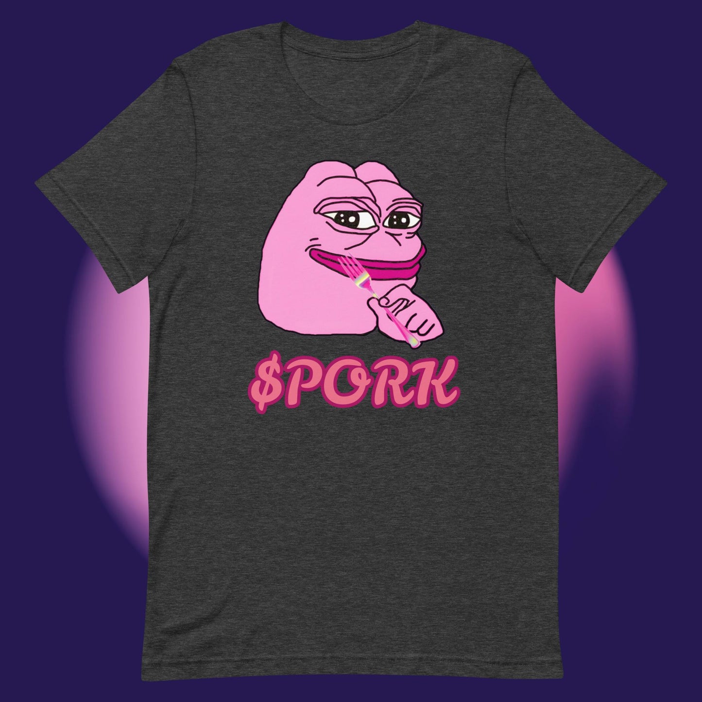 AA-D001#S-048 PINK-PEPE-$PORK Unisex Staple T-Shirt