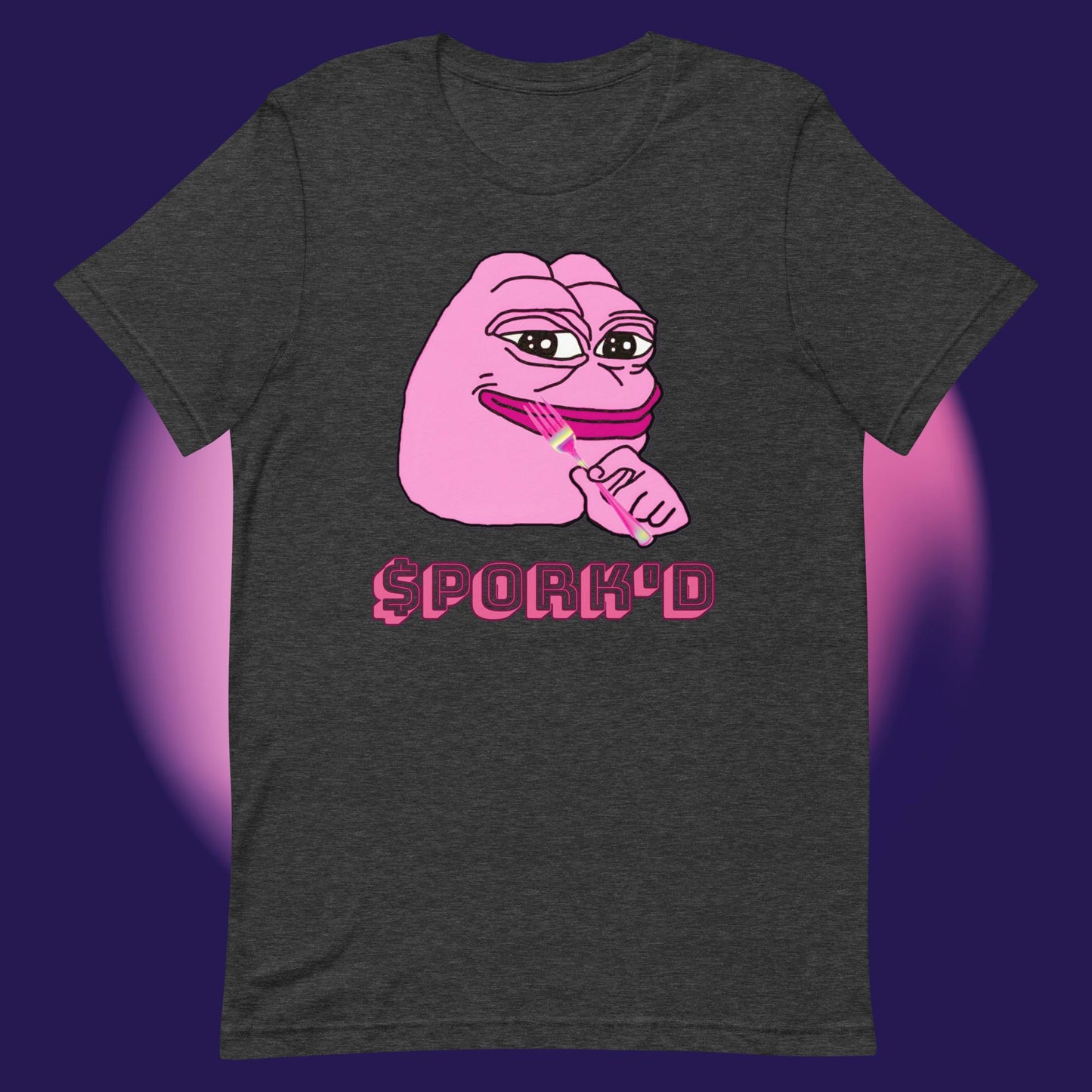 AA-D001#S-091 PINK-PEPE-$PORK'D Unisex Staple T-Shirt