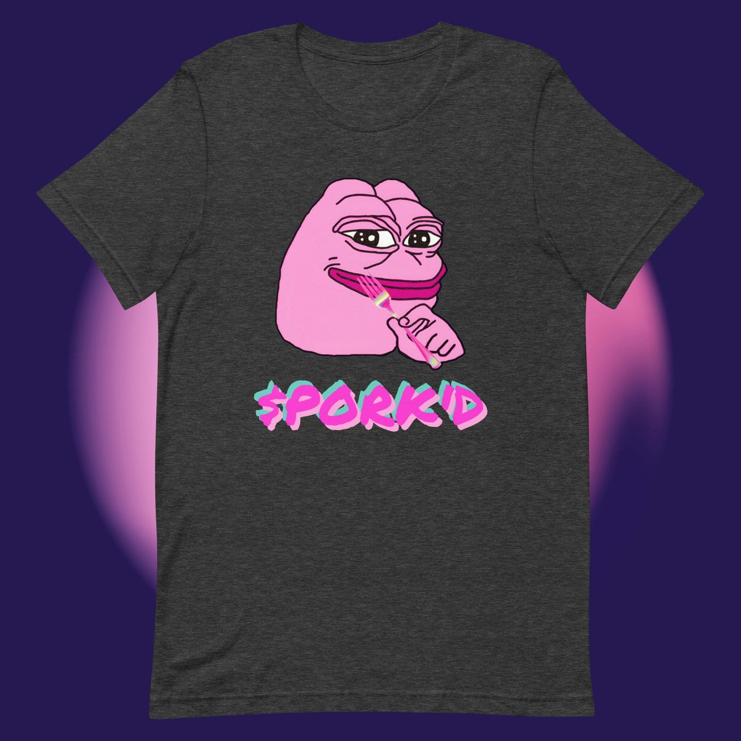 AA-D001#S-092 PINK-PEPE-$PORK'D Unisex Staple T-Shirt