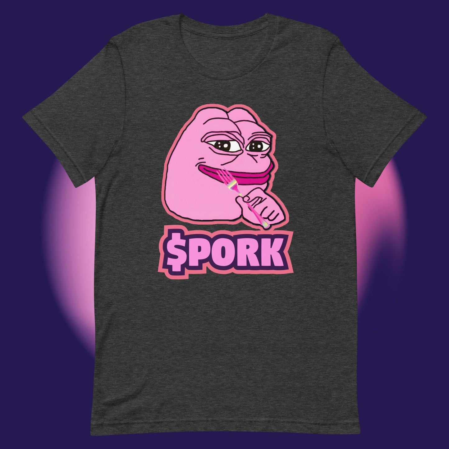 AA-D001#S-003 PINK-PEPE-$PORK Unisex Staple T-Shirt