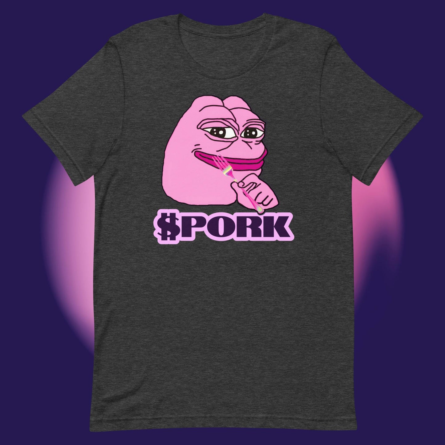 AA-D001#S-004 PINK-PEPE-$PORK Unisex Staple T-Shirt