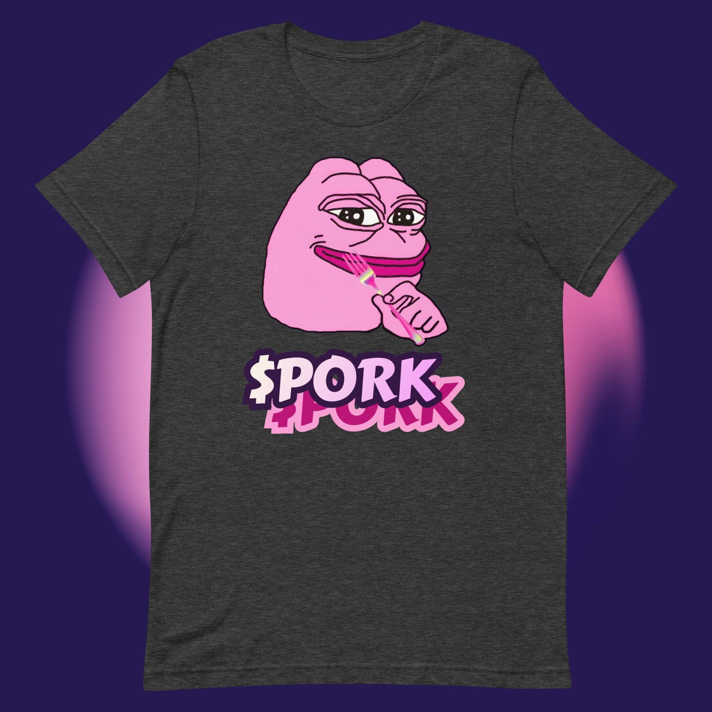 AA-D001#S-005 PINK-PEPE-$PORK Unisex Staple T-Shirt