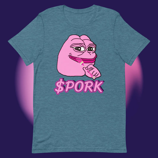 AA-D001#S-011 PINK-PEPE-$PORK Unisex Staple T-Shirt