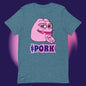 AA-D001#S-017 PINK-PEPE-$PORK Unisex Staple T-Shirt