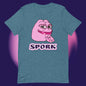 AA-D001#S-018 PINK-PEPE-$PORK Unisex Staple T-Shirt