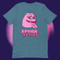 AA-D001#S-040 PINK-PEPE-$PORK Unisex Staple T-Shirt