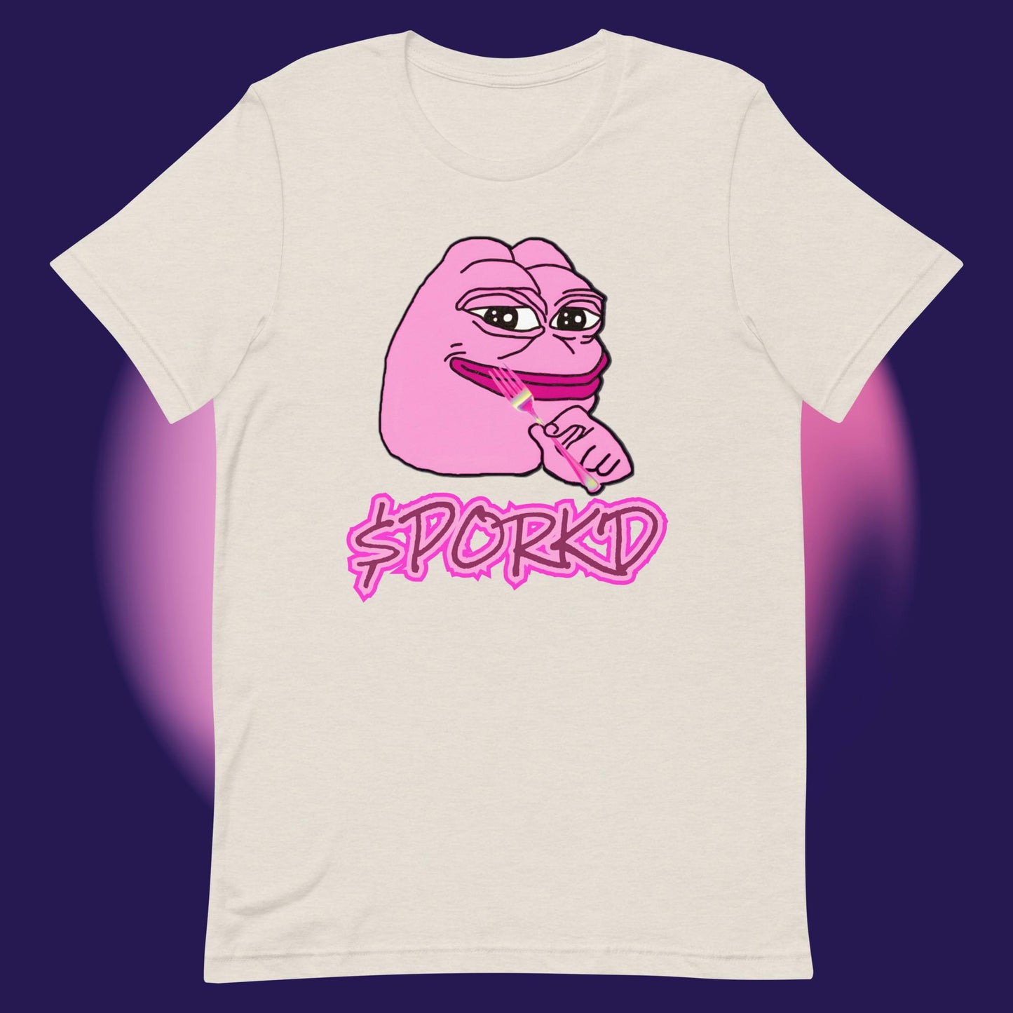 AA-D001#S-093 PINK-PEPE-$PORK'D Unisex Staple T-Shirt