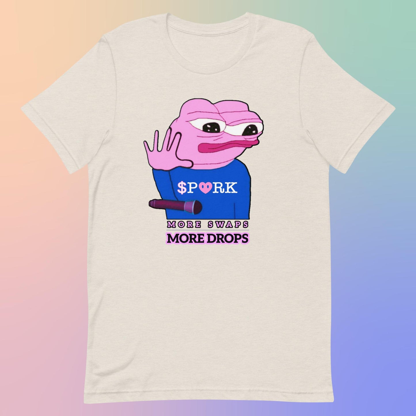 AA-D012#S-000 MORE SWAPS MORE DROPS $PORK Unisex Staple T-Shirt