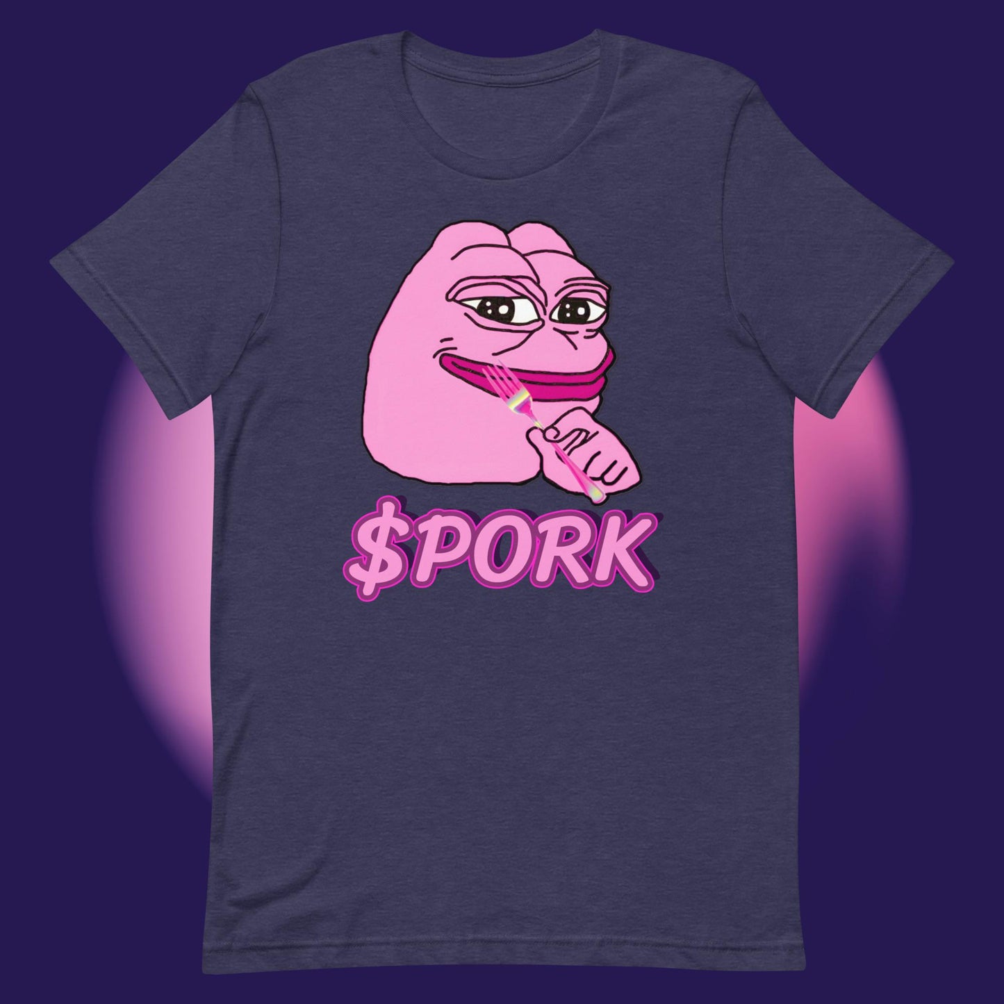 AA-D001#S-011 PINK-PEPE-$PORK Unisex Staple T-Shirt