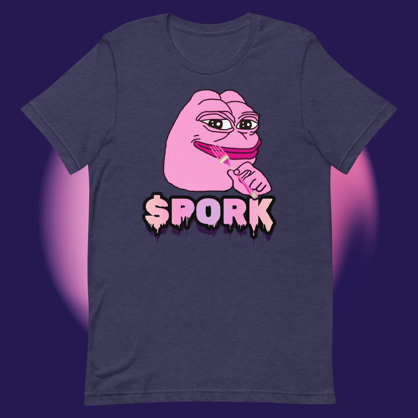 AA-D001#S-013 PINK-PEPE-$PORK Unisex Staple T-Shirt