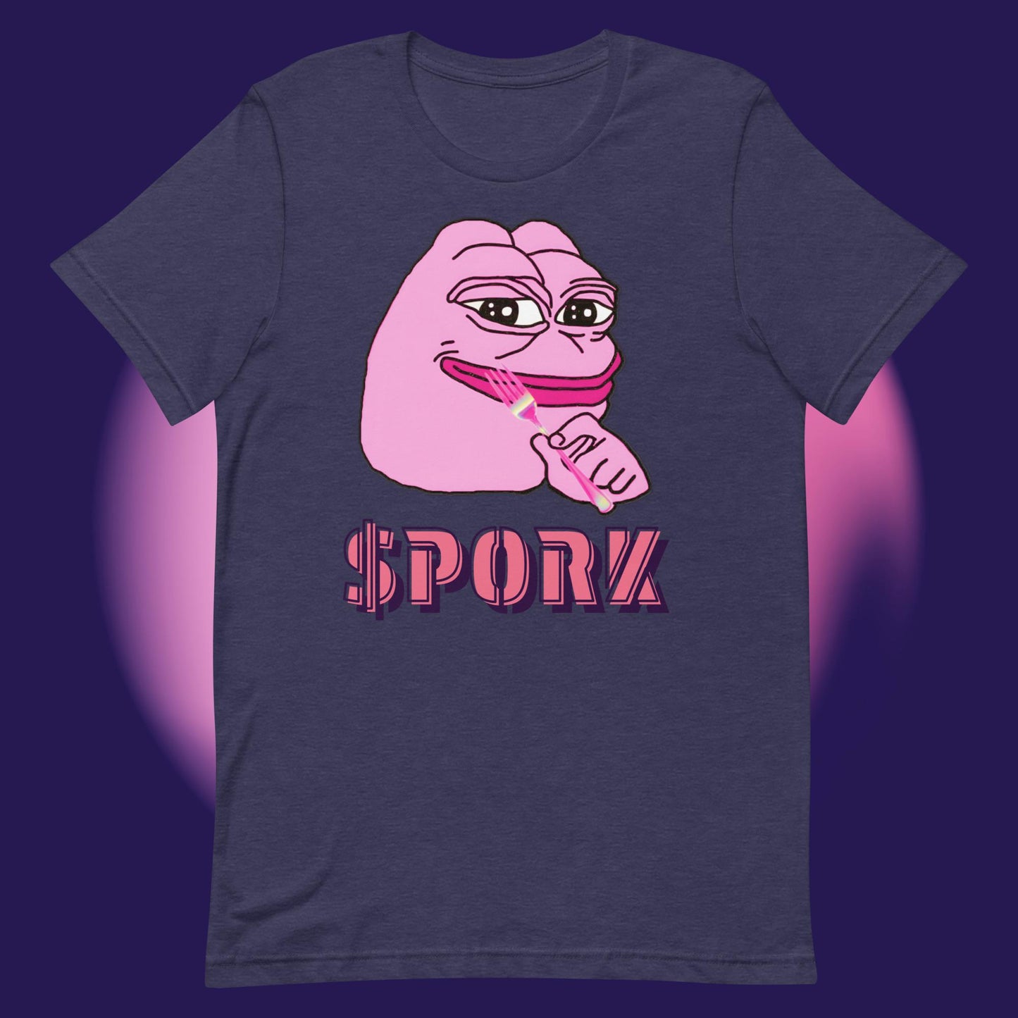 AA-D001#S-014 PINK-PEPE-$PORK Unisex Staple T-Shirt