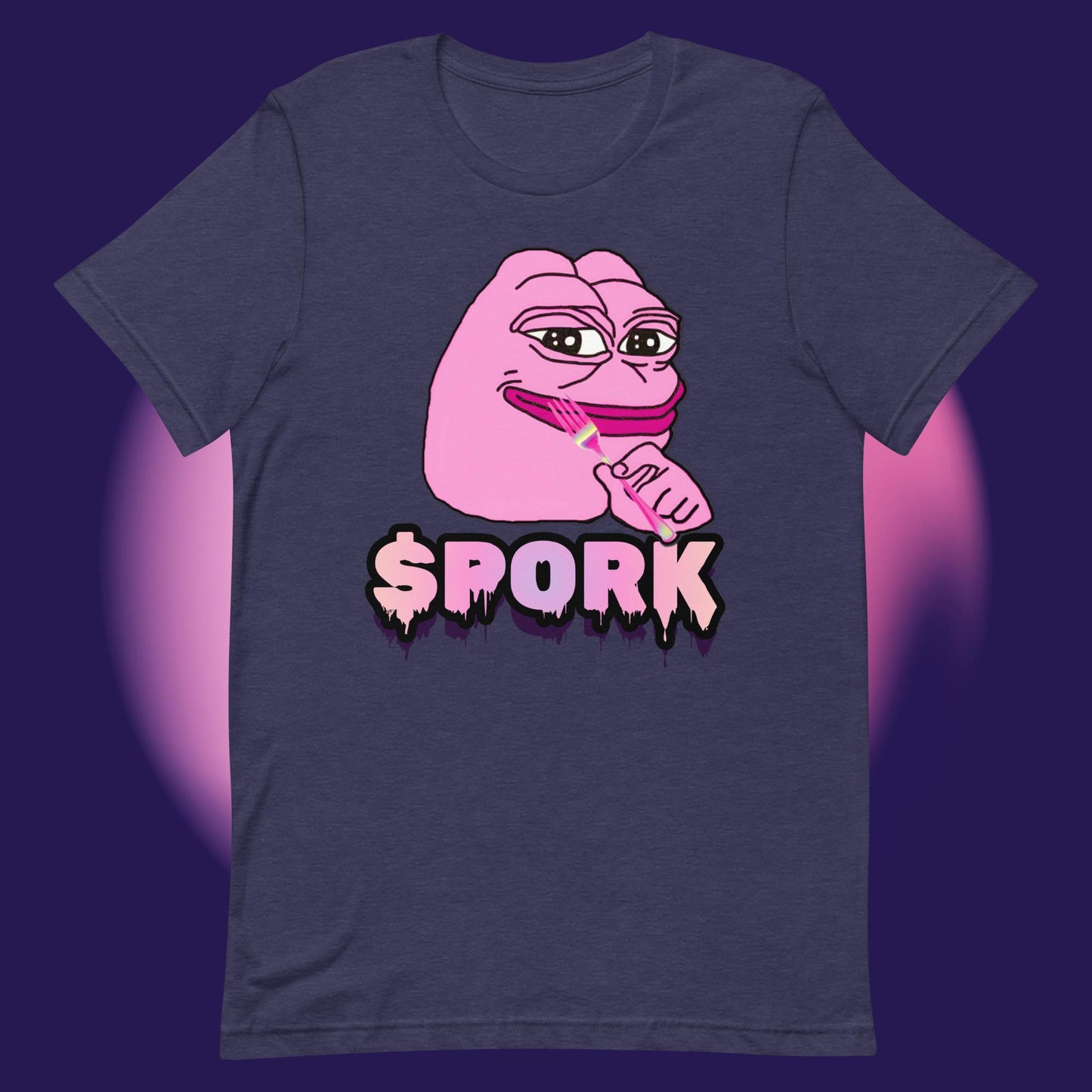 AA-D001#S-015 PINK-PEPE-$PORK Unisex Staple T-Shirt