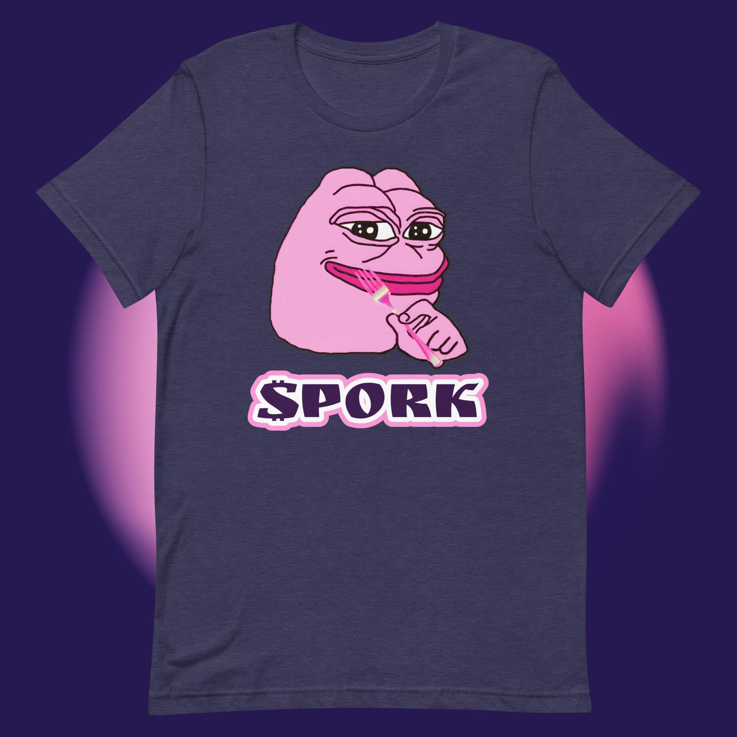 AA-D001#S-018 PINK-PEPE-$PORK Unisex Staple T-Shirt