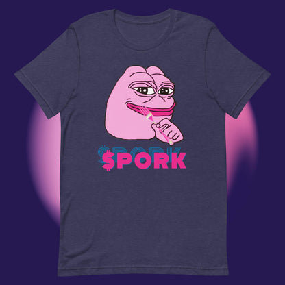 AA-D001#S-024 PINK-PEPE-$PORK Unisex Staple T-Shirt