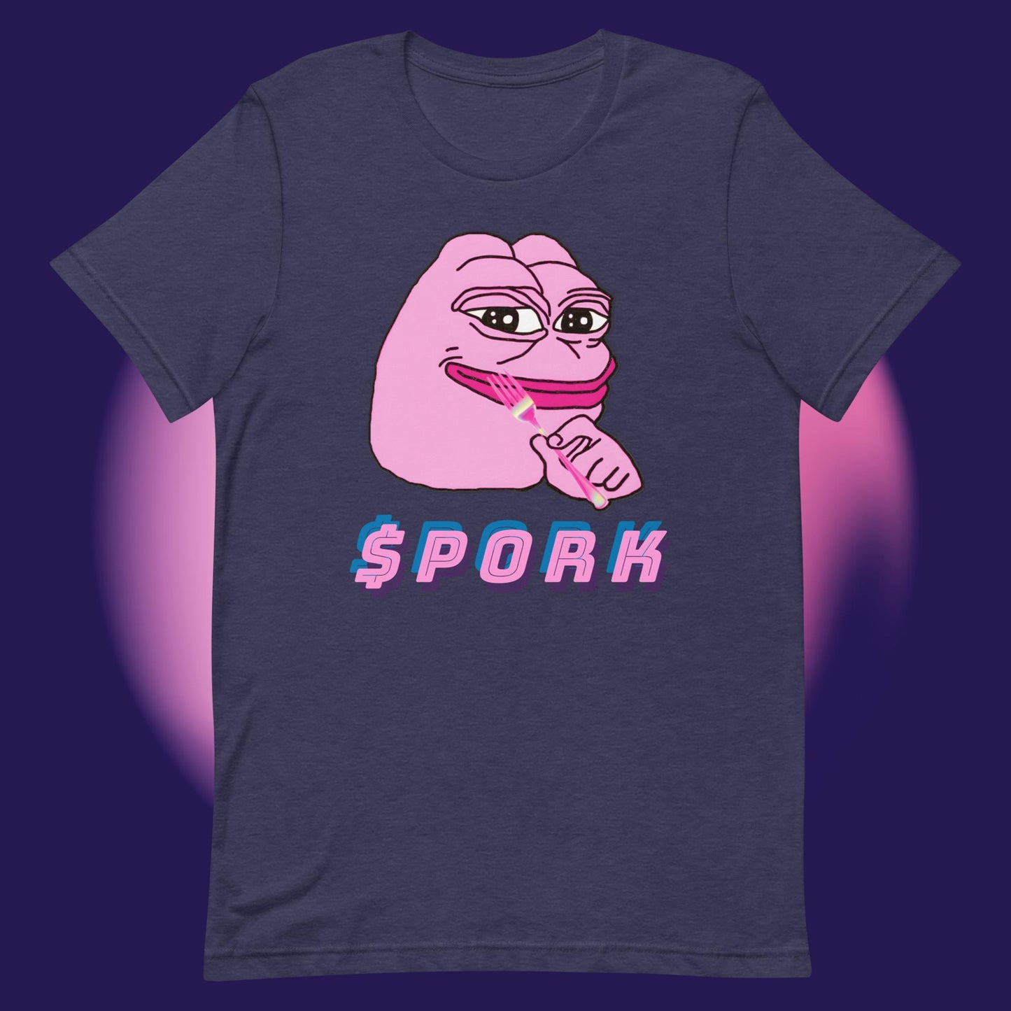 AA-D001#S-021 PINK-PEPE-$PORK Unisex Staple T-Shirt