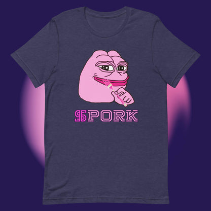 AA-D001#S-025 PINK-PEPE-$PORK Unisex Staple T-Shirt