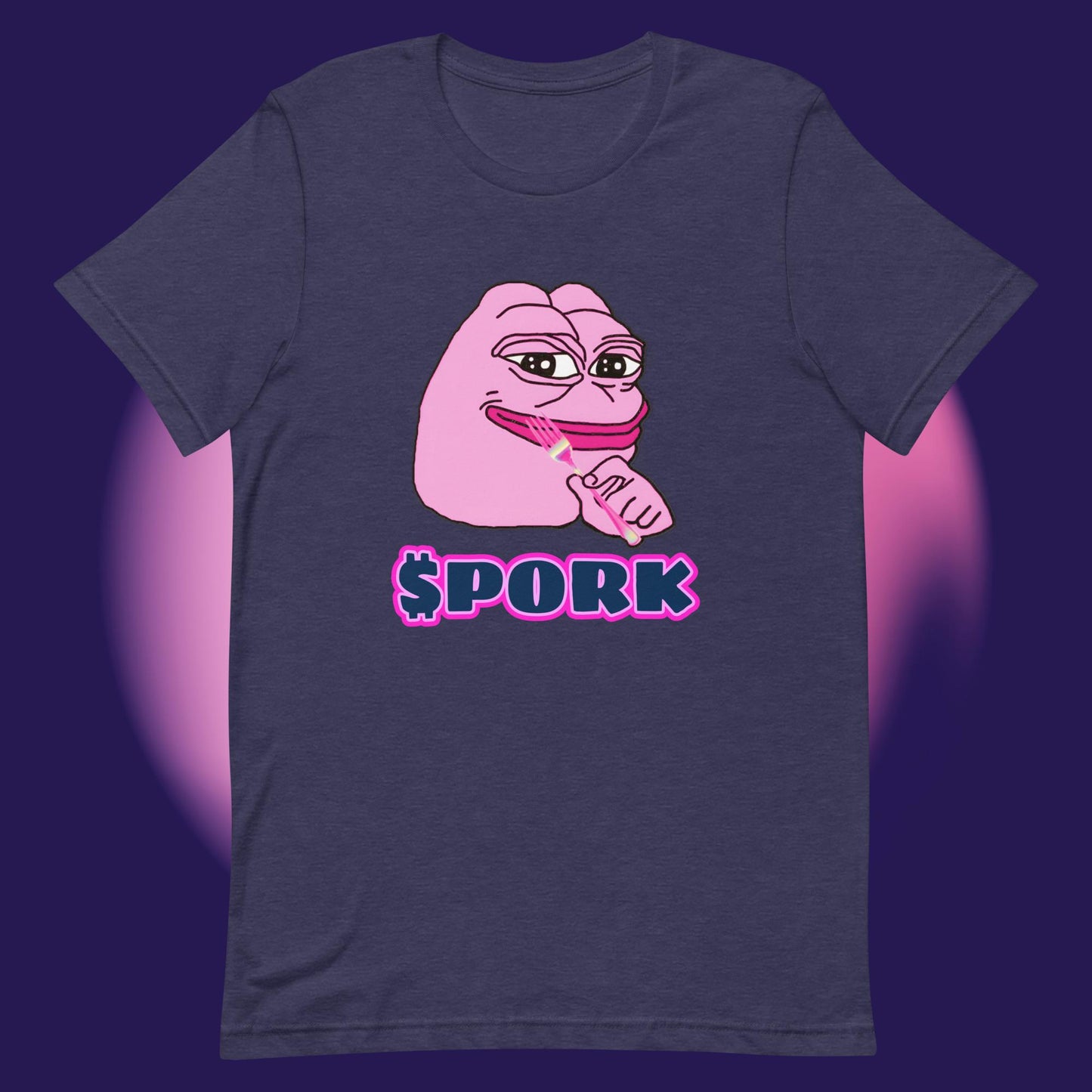 AA-D001#S-028 PINK-PEPE-$PORK Unisex Staple T-Shirt