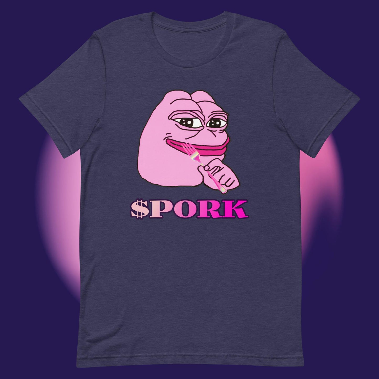 AA-D001#S-031 PINK-PEPE-$PORK Unisex Staple T-Shirt